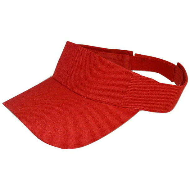 Adjustable Plain Visor Sun Cap Sport Hat Outdoor Tennis Beach Men Women Good